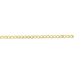Bracelet Iris Or Jaune Maille Gourmette - Bracelets cha&icirc;ne Femme | Histoire d&rsquo;Or