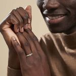 Alliance Effet Mat Ruban Plat Or Bicolore - Alliances Unisex | Histoire d&rsquo;Or