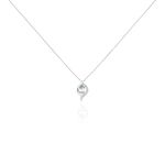 Collier Lydia Or Blanc Topaze Oxyde Oxyde - Colliers Femme | Histoire d&rsquo;Or