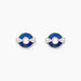 Boucles D'oreilles Puces Serafine Argent Lapis Lazuli Oxyde - Boucles d'oreilles fantaisie Femme | Histoire d’Or