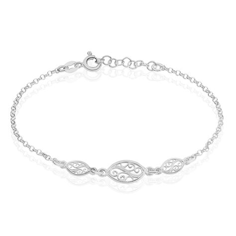Bracelet Mahee Argent Blanc - Bracelets Femme | Histoire d’Or