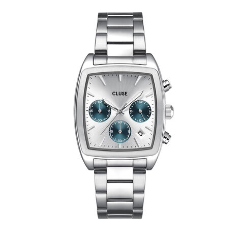 Montre Cluse Quartaut Chrono Argenté - Montres Homme | Histoire d’Or