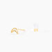 Boucles D'Oreilles Puces Brent Or Jaune Oxyde De Zirconium - Clous d'oreilles Femme | Histoire d’Or