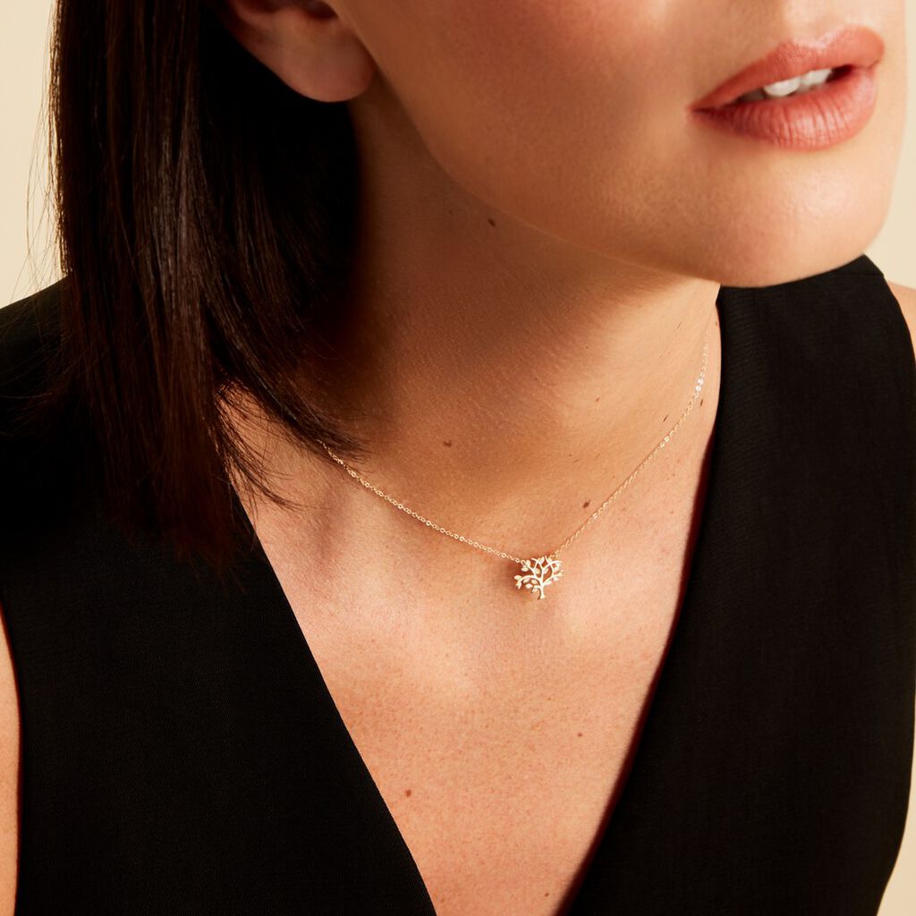 Collier Or Bicolore Fragaria - Colliers Femme | Histoire d’Or