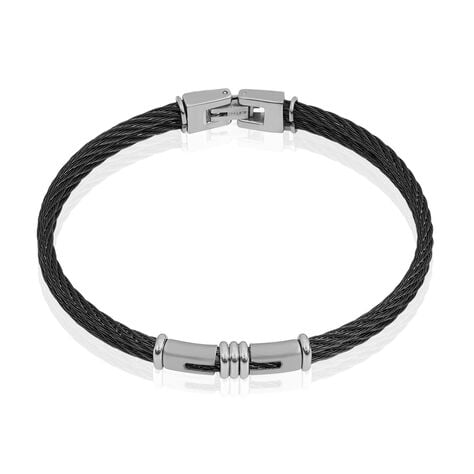 Bracelet Victor Acier Blanc - Bracelets Homme | Histoire d’Or