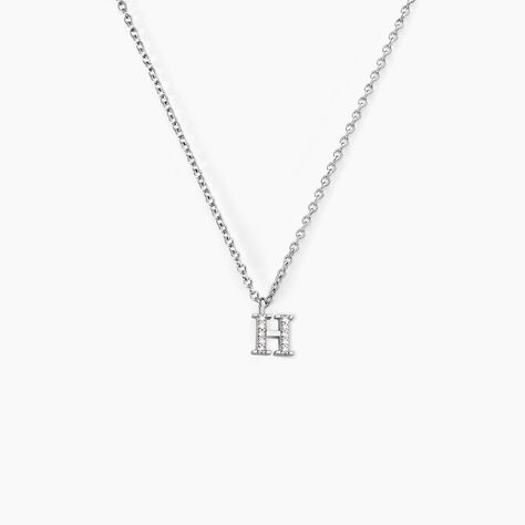 Collier Neruda Argent Blanc Oxyde De Zirconium - Colliers fantaisie Femme | Histoire d’Or