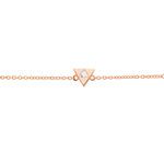 Bracelet Tallulah Argent Rose Pierre De Synthese - Bracelets Femme | Histoire d&rsquo;Or