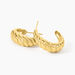 Créoles Marjo Acier Jaune - Boucles d'oreilles créoles Femme | Histoire d’Or