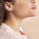 Boucles D'oreilles Puces Edma Or Rose Oxyde De Zirconium - Clous d'oreilles Femme | Histoire d&rsquo;Or