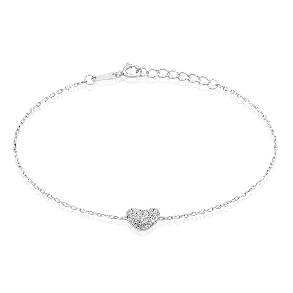 Bracelet Alois Argent Blanc Oxyde De Zirconium - F&ecirc;te des m&egrave;res Femme | Histoire d&rsquo;Or