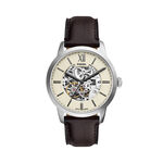 Montre Fossil Townsman Automatic Cr&egrave;me - F&ecirc;te des p&egrave;res Homme | Histoire d&rsquo;Or