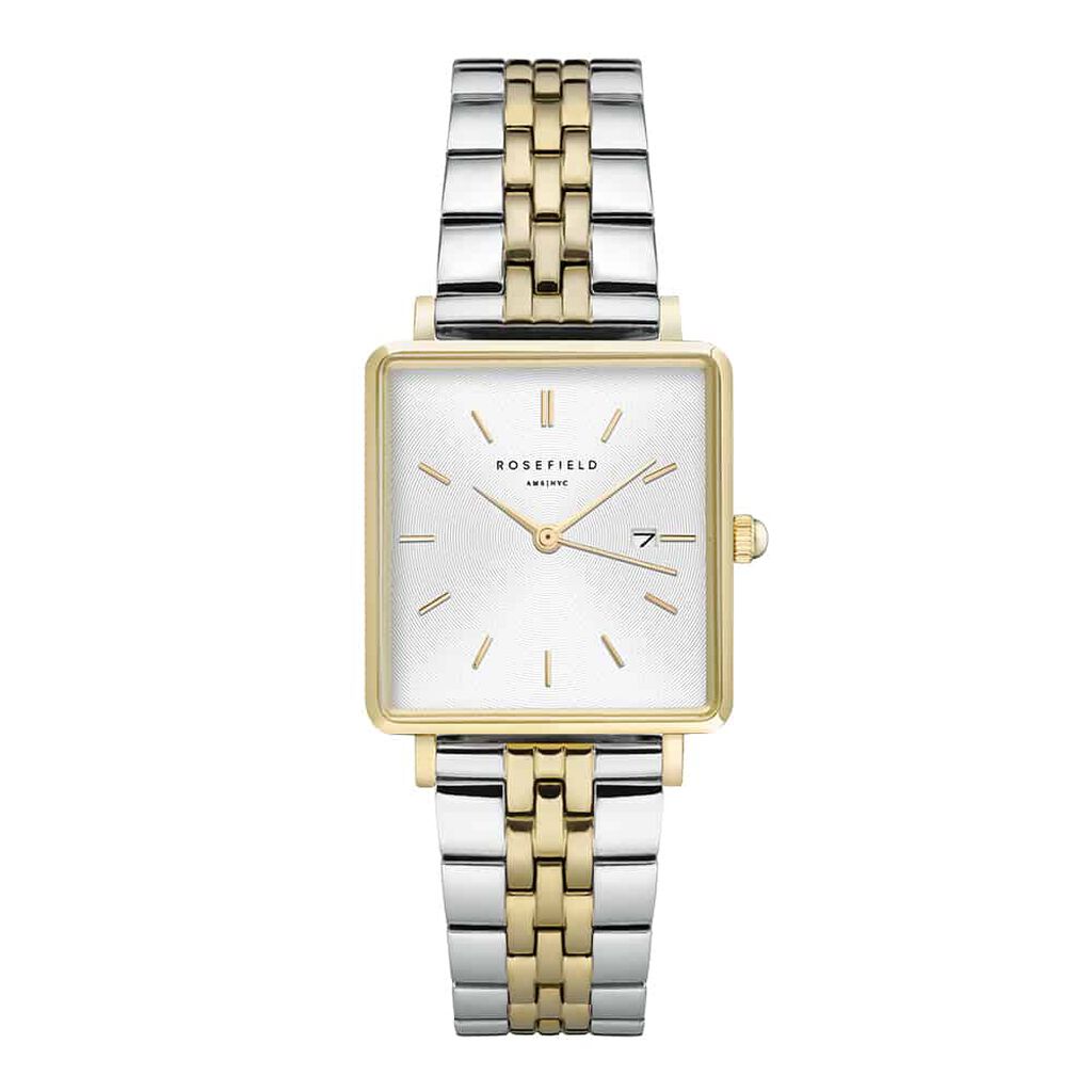 Montre Rosefield The Boxy Blanc - Montres Femme | Histoire d&rsquo;Or
