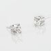 Boucles D'oreilles Puces Or Blanc Victoria Diamants - Clous d'oreilles Femme | Histoire d’Or