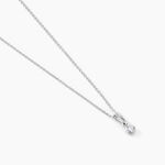 Collier Cicelie Or Blanc Diamant - Colliers Femme | Histoire d&rsquo;Or