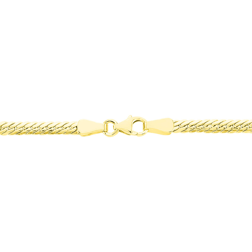 Collier Or Jaune Izel Maille Anglaise - Chaines Femme | Histoire d&rsquo;Or