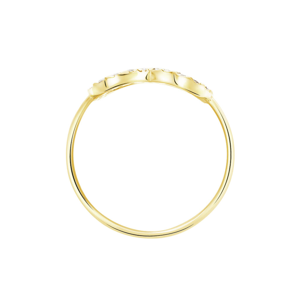 Bague Klothilda Or Jaune Oxyde De Zirconium - Bagues avec pierre Femme | Histoire d’Or