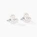 Boucles D'oreilles Clips Argent Blanc Viano Perles Oxydes - Boucles d'oreilles fantaisie Femme | Histoire d’Or