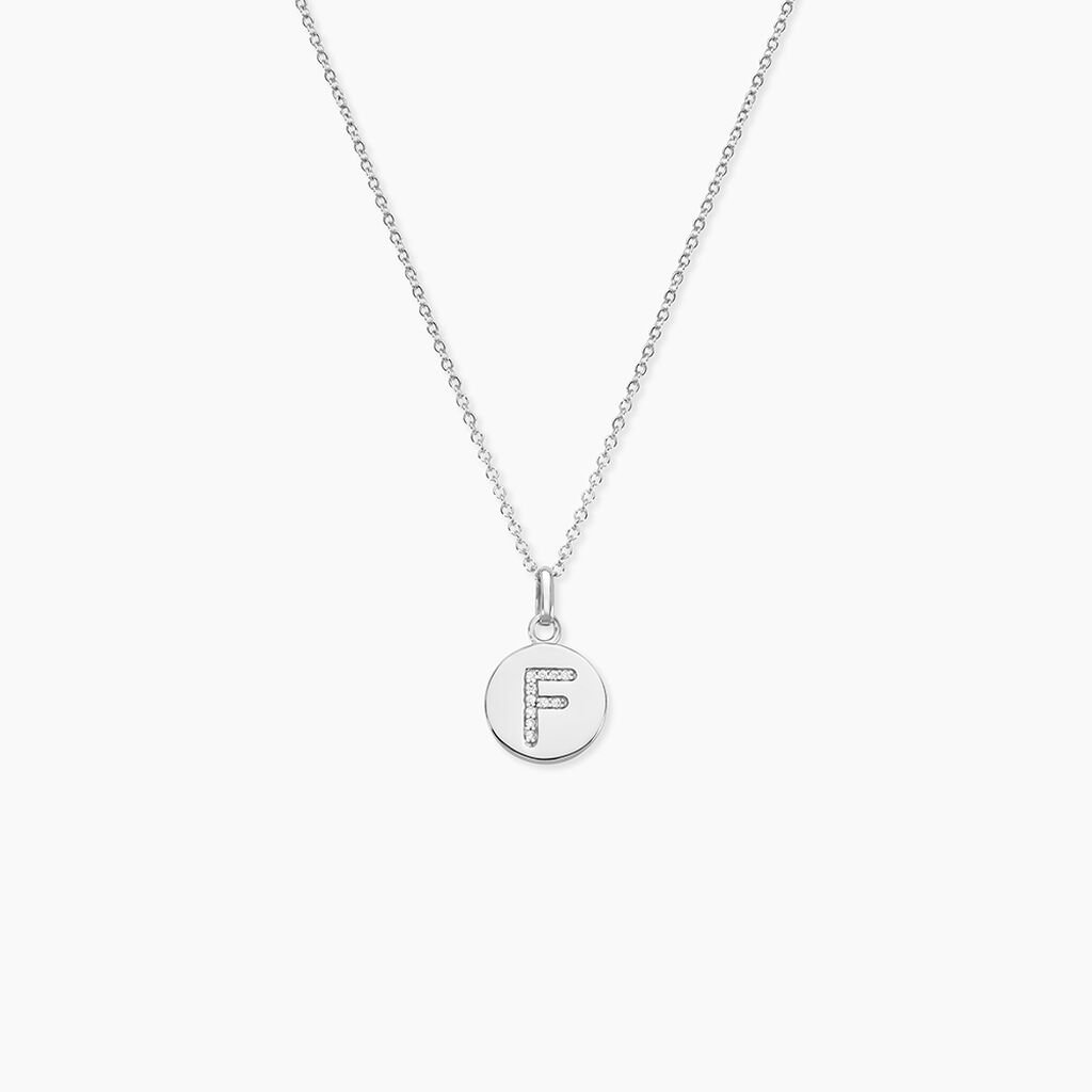 Collier Argent Eugenien Oxydes De Zirconium - Colliers fantaisie Femme | Histoire d&rsquo;Or