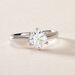 Bague Solitaire Samantha Or Blanc Diamant - Bagues solitaires Femme | Histoire d’Or