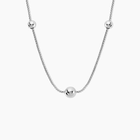 Collier Catarina Argent Blanc - Colliers fantaisie Femme | Histoire d’Or