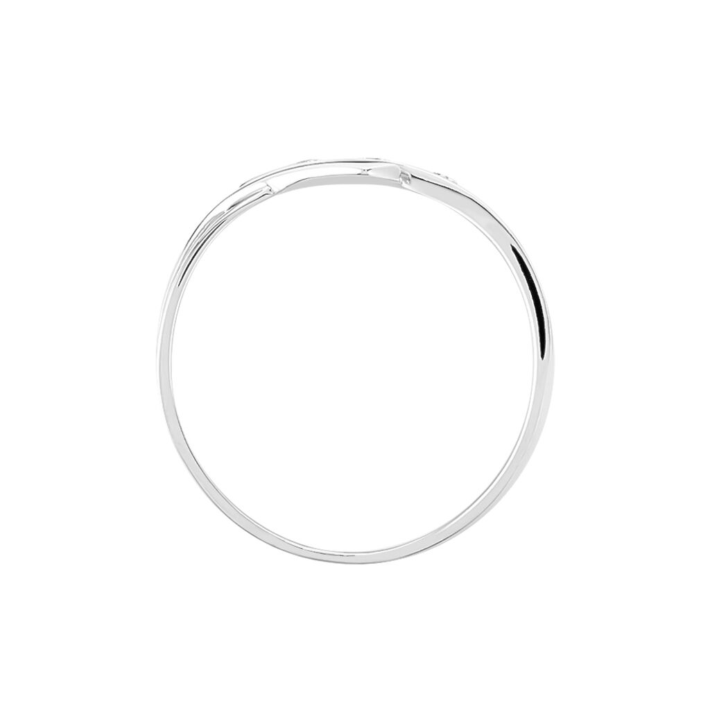 Bague Ainhoa Or Blanc Diamant - Bagues avec pierre Femme | Histoire d’Or