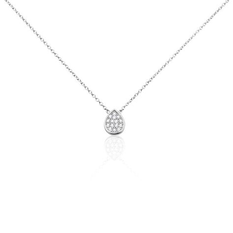 Collier Argent Tricoria Oxydes De Zirconium - Colliers fantaisie Femme | Histoire d’Or