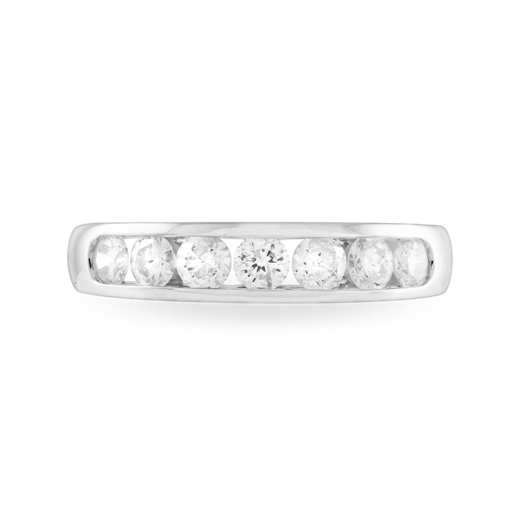 Alliance Giulia Or Blanc Diamant - Alliances Femme | Histoire d’Or
