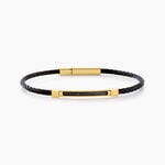 Bracelet Bellagio Acier Bicolore Oxyde De Zirconium - Bracelets Homme | Histoire d&rsquo;Or
