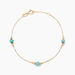 Bracelet Billy Or Jaune Turquoise - Bracelets Femme | Histoire d’Or