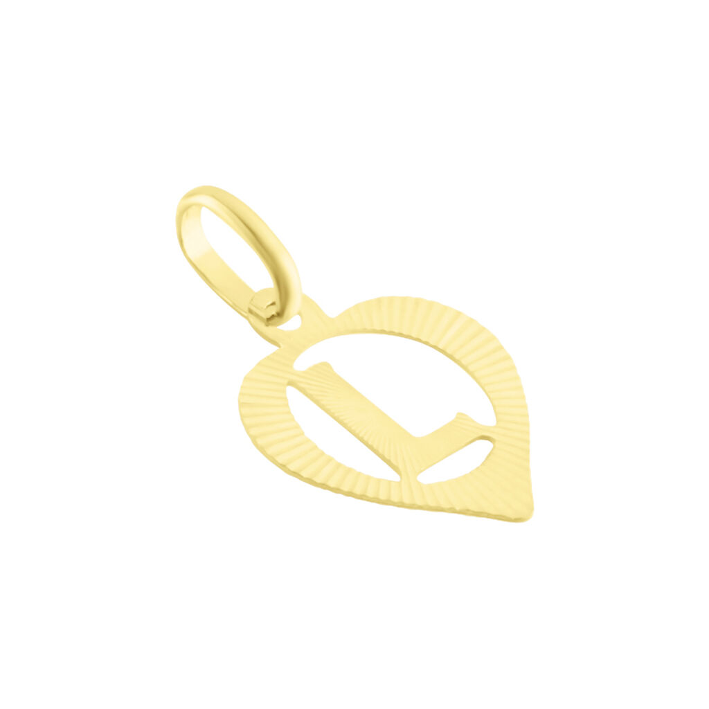 Pendentif Eudocie Coeur Lettre Or Jaune - Pendentifs Femme | Histoire d’Or