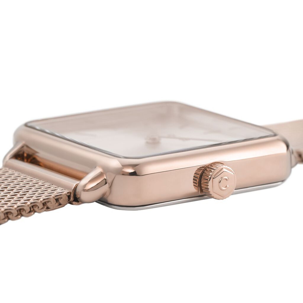 Montre Cluse La Tetragone Rose - Montres Femme | Histoire d&rsquo;Or
