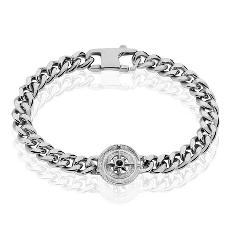 Bracelet Yoan Acier Blanc - Bracelets Homme | Histoire d’Or