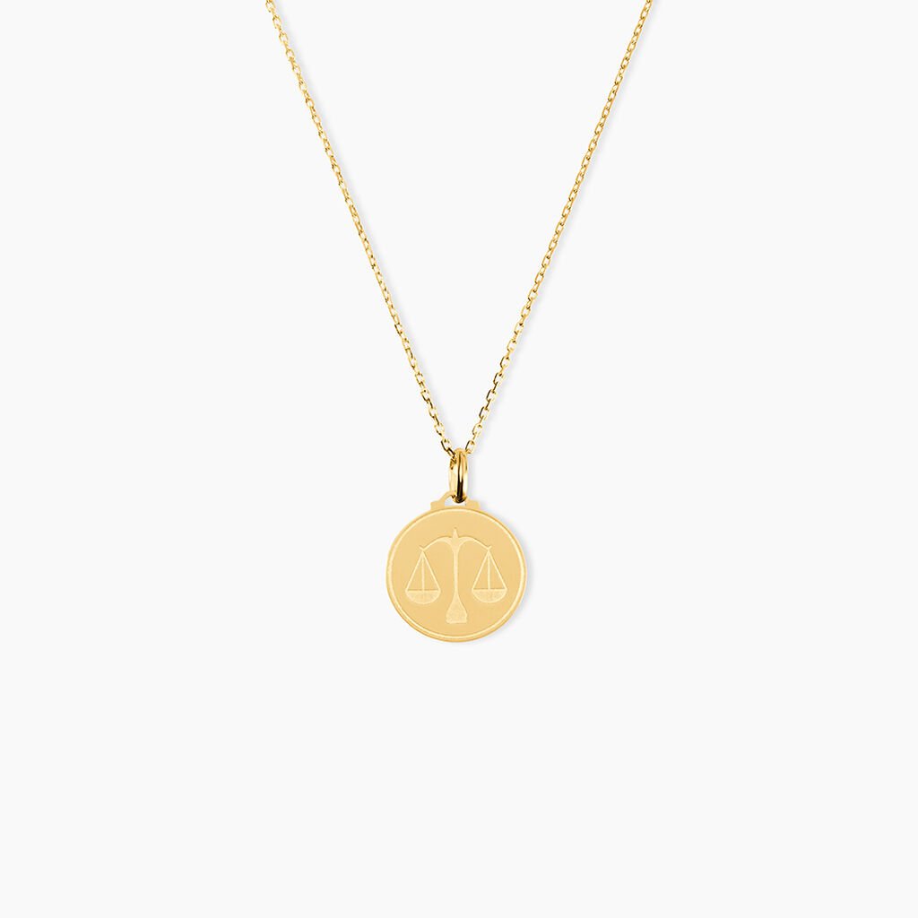 Pendentif Lamie Zodiaque Or Jaune - Pendentifs Zodiaque Unisex | Histoire d&rsquo;Or