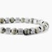 Bracelet Jourdan Acier Blanc Jaspe Africain - Bracelets Homme | Histoire d&rsquo;Or
