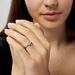Bague Solitaire Sade Argent Blanc Oxyde De Zirconium - Bagues solitaires Femme | Histoire d’Or