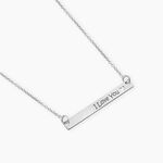 Collier Kamile Argent Blanc - Colliers fantaisie Femme | Histoire d&rsquo;Or