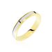 Alliance Hevan Ruban Or Bicolore - Alliances Unisex | Histoire d’Or