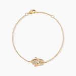 Bracelet Plaqu&eacute; Or Stijn Oxyde De Zirconium - Bracelets Femme | Histoire d&rsquo;Or