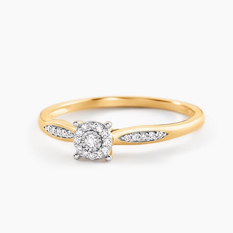 Bague Lakeshia Or Jaune Diamant - Bagues solitaires Femme | Histoire d&rsquo;Or