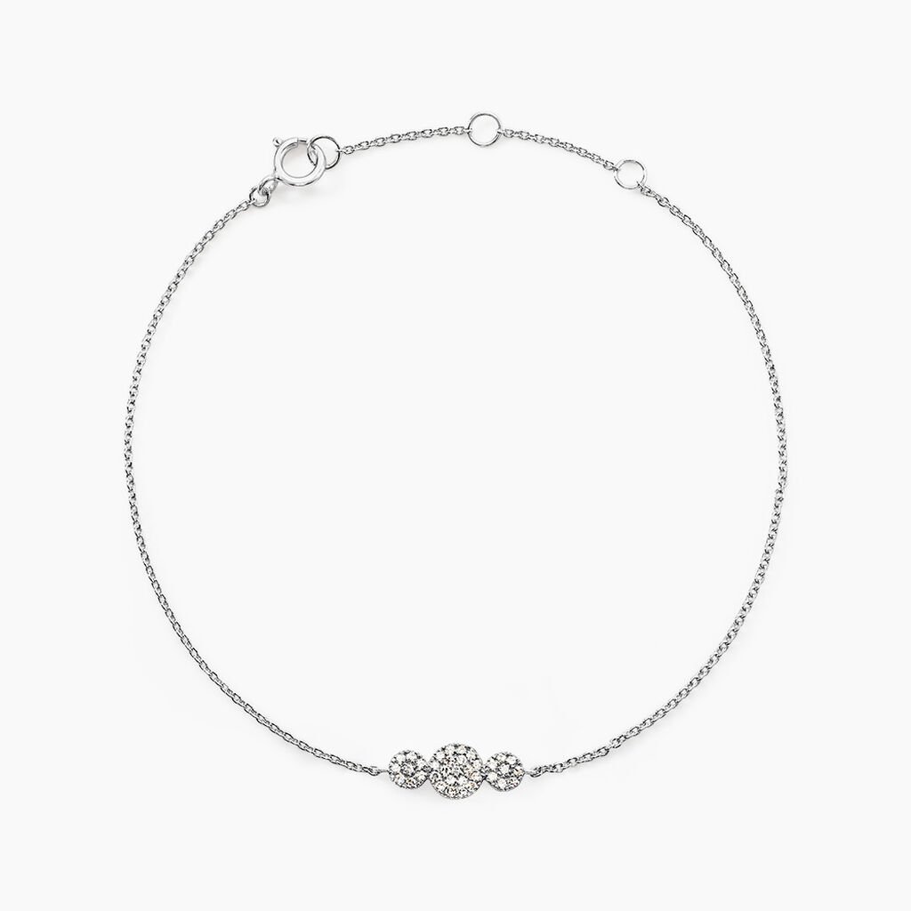 Bracelet Automne Or Blanc Diamant - Bracelets Femme | Histoire d&rsquo;Or