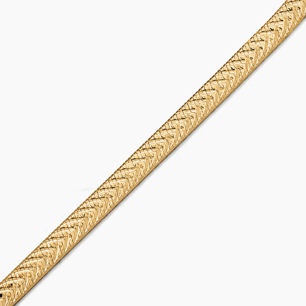 Bracelet Argent Jaune Alay - Bracelets cha&icirc;ne Femme | Histoire d&rsquo;Or