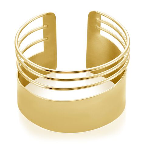 Bracelet Manchette Beli Acier Doré - Bracelets fantaisie Femme | Histoire d’Or