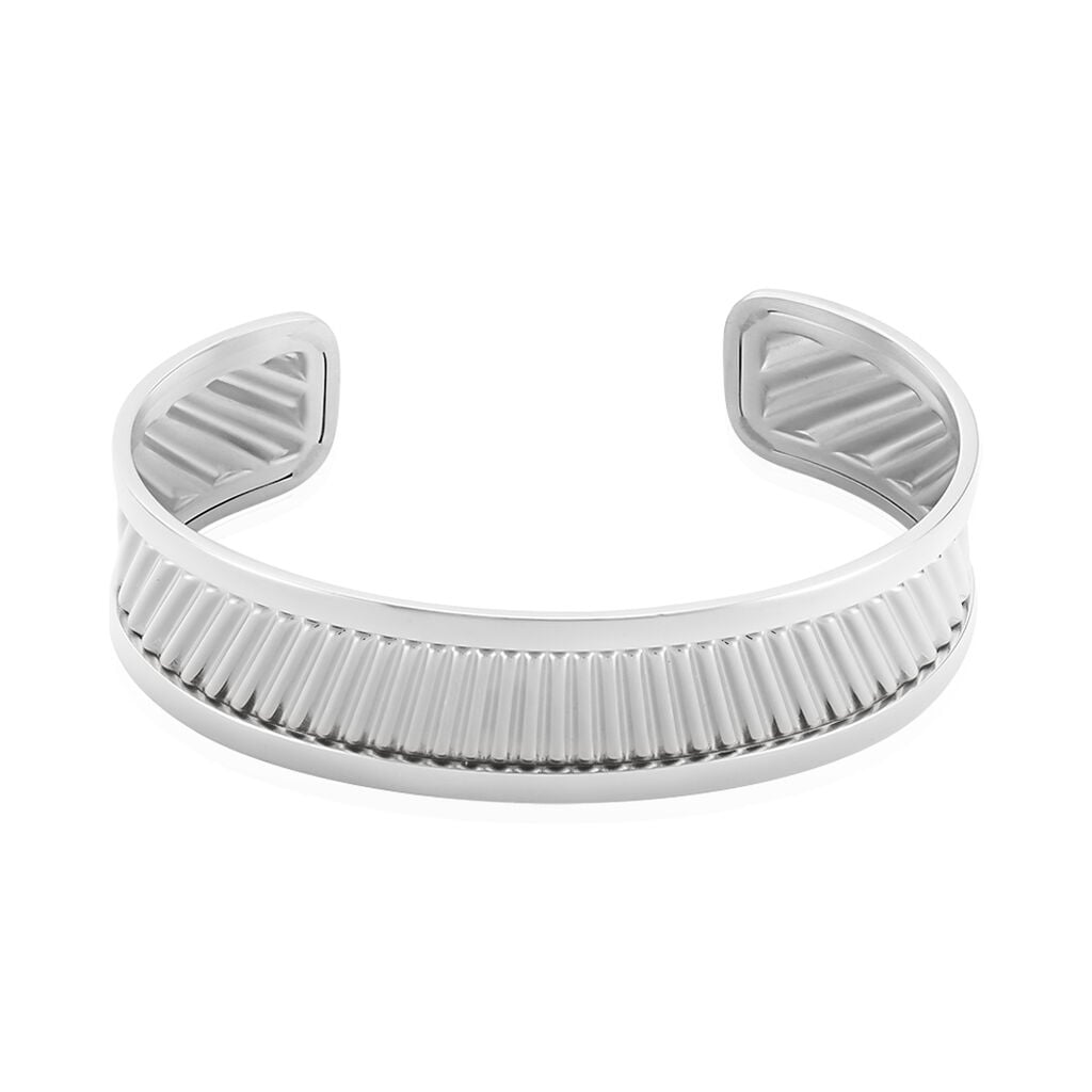 Bracelet Jonc Aud Acier Blanc - Bracelets joncs Femme | Histoire d&rsquo;Or