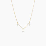 Collier Falling Star Or Jaune Oxyde De Zirconium - Colliers Femme | Histoire d&rsquo;Or