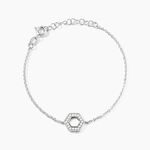 Bracelet Noely Argent Blanc Oxyde De Zirconium - Bracelets Femme | Histoire d&rsquo;Or