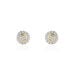 Boucles D'oreilles Puces Rosangela Or Bicolore Diamant Blanc - Clous d'oreilles Femme | Histoire d’Or
