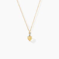 Collier Or Jaune Clothilde Citrine