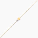 Bracelet Or Jaune Abihu Diamants - Bracelets Femme | Histoire d&rsquo;Or