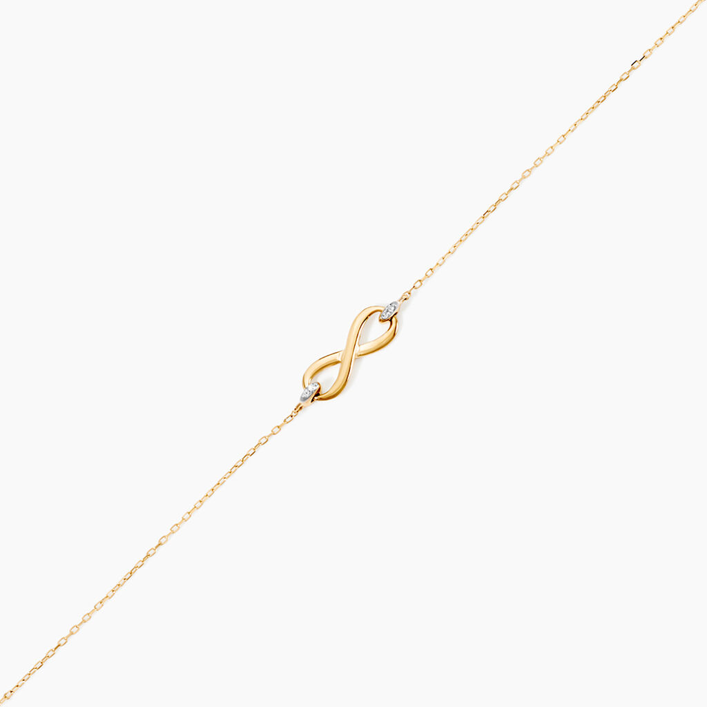 Bracelet Or Jaune Kistna Diamants - Bracelets Femme | Histoire d’Or