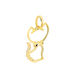 Pendentif Egee Chat Or Jaune Oxyde De Zirconium - Pendentifs Enfant | Histoire d’Or